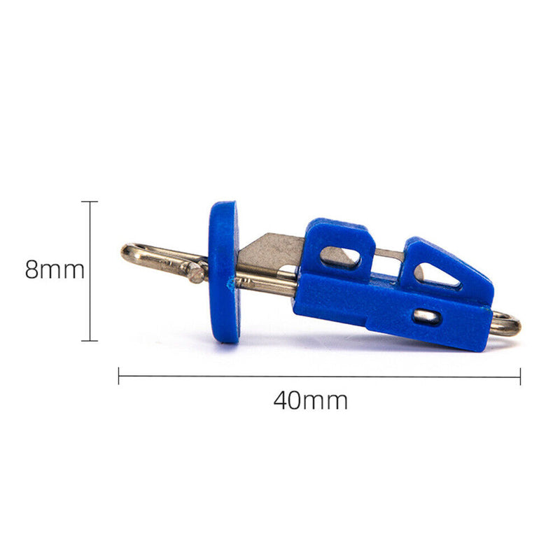 10pcs Fish Hook Quick Release Tool Sea Fishing Rig Splash Down Solo Bait Clips