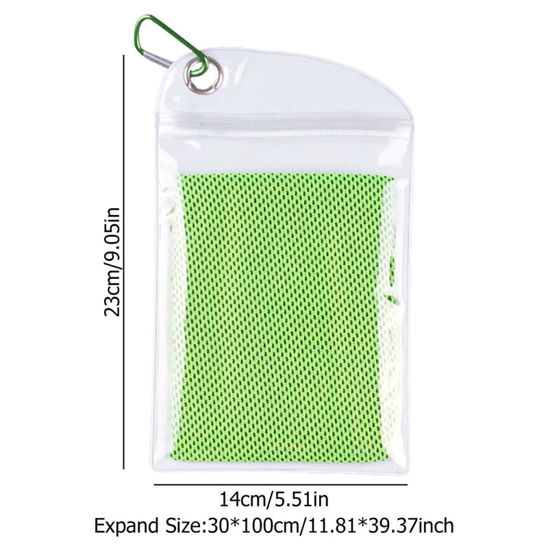 Cooling Towel Icy Cool Towel for Gym Workout Camping Fitness Instant Cooling