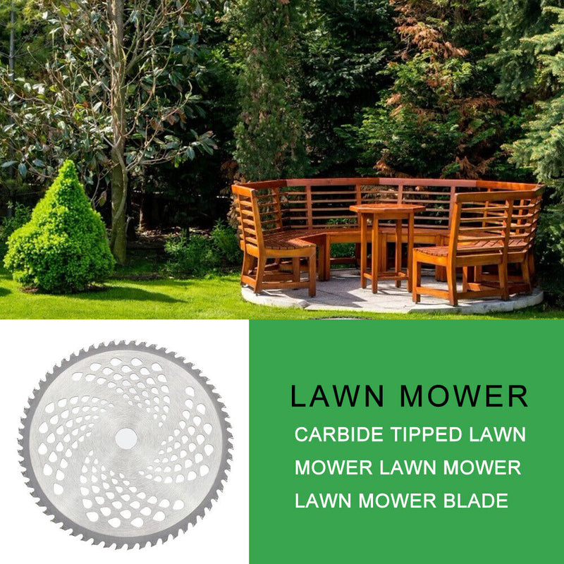 Carbide Blade Lawn Mower Grass Trimmer Head Brush Cutter Weeding Tool (60T)