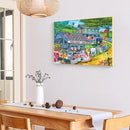 5D DIY Diamond Painting Farm Shop Full Round Drill Mosaic Art Picture Rhine