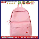Cute Heart Women Backpack Teen Girl Travel Shoulder Schoolbag Rucksack/Pink