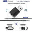 Bluetooth-compatible 5.0 Audio Adapter Transmitter Car For TV/PC HOT