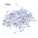 100pcs Aluminum Bike Bicycle Brake Shifter Inner Cable Tips Wire End Cap