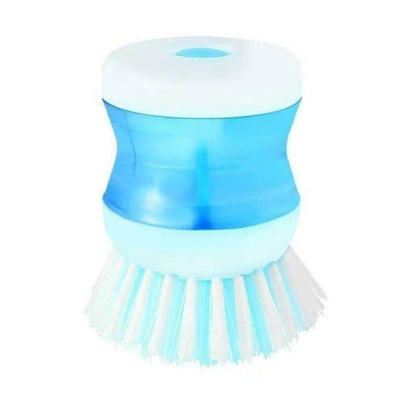 Kitchen Cleaning Brushes Tools Liquid Soap Dispenser DishBowl Brush Pot K6S7