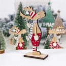 Decor Home Gift Deer Table Craft Desktop Decoration Chrismtas Wood Ornament