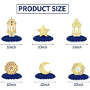Paper Muslim Eid Mubarak Ramadan Table Decor Dessert Decor Table Pastry J1T6