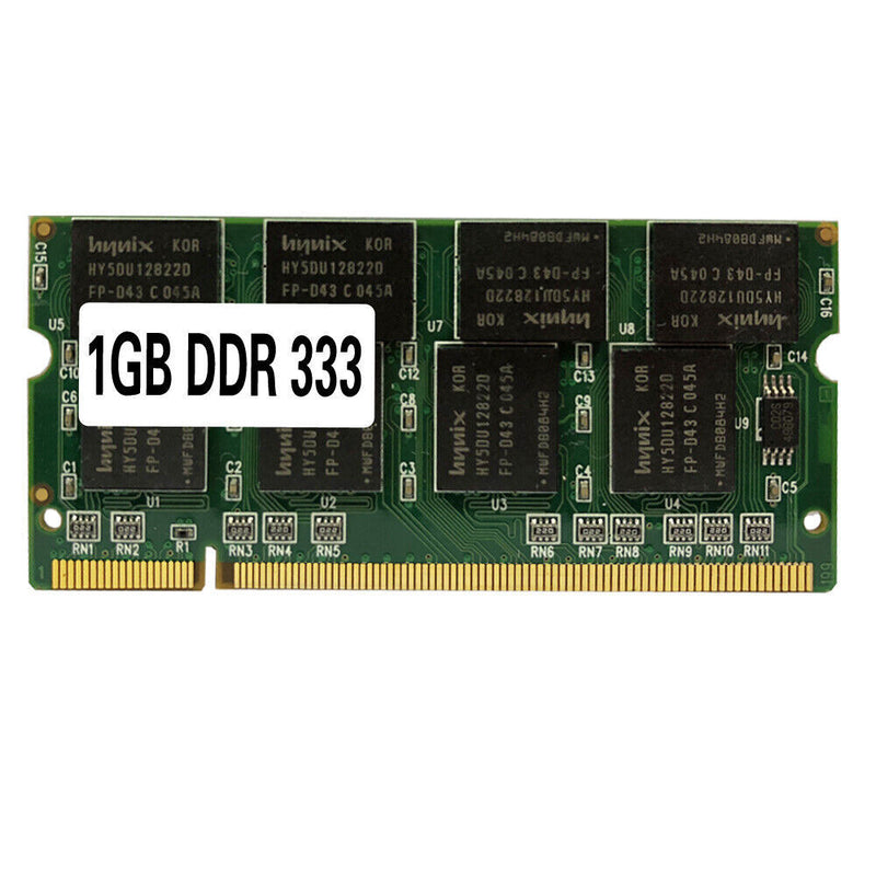 Laptop Memory Ram SO-DIMM PC2700 DDR 333 MHz 200PIN 1GB / DDR1 for Notebook
