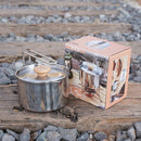 Steel Multifunctional Outdoor Picnic Kettle Teapot Camping Pot Cookware