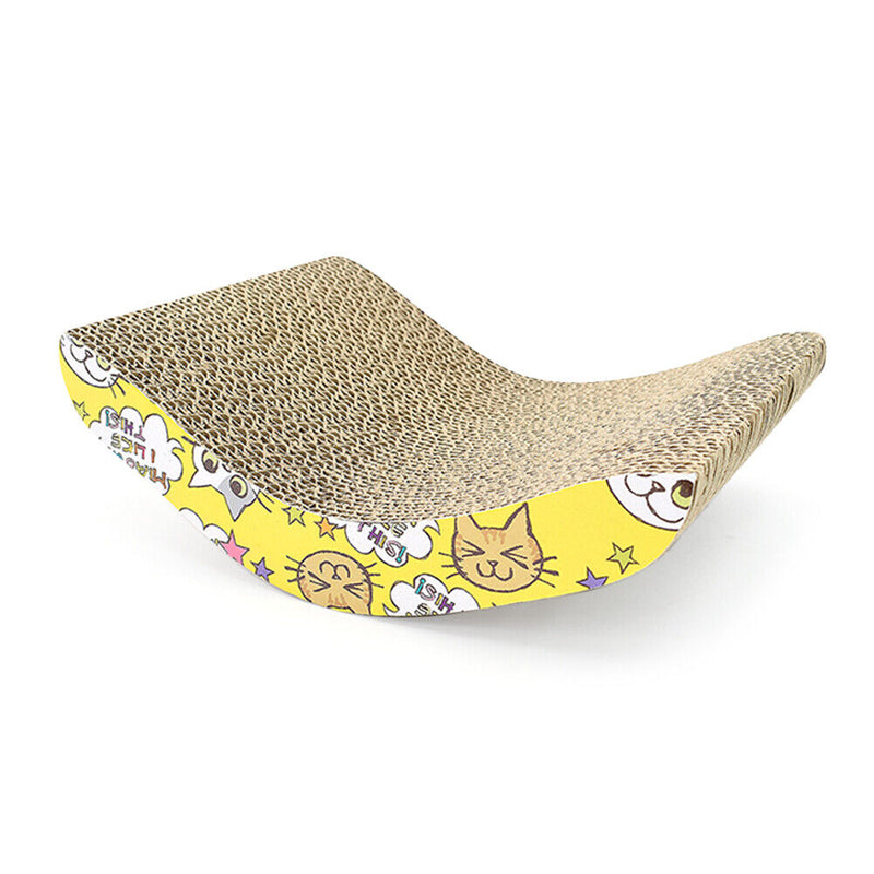 Corrugated Paper Cat Scratcher Grinding Nails Kitten Scratching Bed Pad Tra