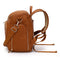PU Large Capacity Diaper Bag Mommy Bag Backpack for Travel Totes (Brown)