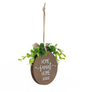 Home Sweet Home Welcome Sign, Rustic Wooden Front Door Hangers, Hanging Ornament