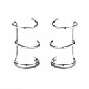 Jewelry Set Punk No piercing Cartilage Hoop Cuff Wrap Earrings Ear Clip Tragus
