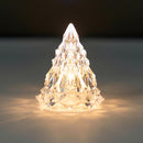 LED Crystal Table Desk Lamp Cone Atmosphere Night Light Home Decor (1pc)