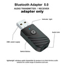 Wireless Bluetooth Audio Transmitter Receiver Stereo Adapter PC 1 3 USB In L5L2