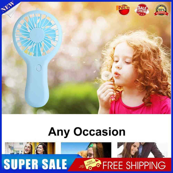 #A Portable Handheld Fan 3 Wind Modes Summer Cooling Fan for Outdoor Travel Camp
