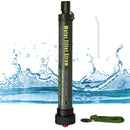 Camping Filter Straw Water Purifier Outdoor Drink Water Filter (Army Green)