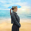 Rain Umbrella Hat Foldable Outdoor Sun Shade Waterproof Fishing Headwear Cap