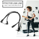 Guitar Effect Pedal Daisy-Chaining Cable Power Supply for 9V DC Adapter Plug