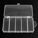 Multifunctional High Strength 5 Compartment Storage Case Box Transparent Visible PVC A