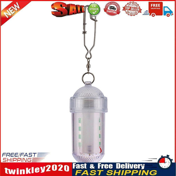 Underwater LED Fishing Attracting Lamp Luminous Lure Bait Light (Green) Newly