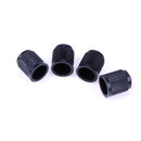 100pcs Car Truck Bike Tire Wheel Air Valve Stem Caps Dust Covers (Black)