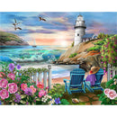 Seaside Lighthouse Diamond Painting Kits Full Square Drill Wall Art Decor (2)