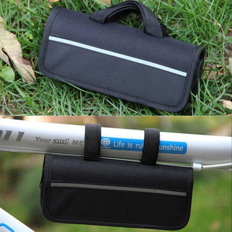 Bicycle Repair Kit Bag Bike Tyre Inflator Flat Pull Puncture Maintenance Tools