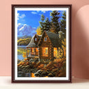 Diamond Painting River House Full Round Drill Picture of Rhinestone DIY Drawing