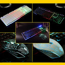 Computer Mouse Cracked Decorative Pattern Keyboard Mouse Combos Gaming keyboard