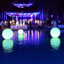 30cm Outdoor Pool Toys 16 Color Luminous Waterproof Floating Glow Ball Kids G