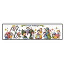 11CT Partial Cross Stitch Craft Village Counted DIY Embroidery Home Decoration