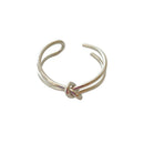 Open Ring Personality Women Knot ring Index finger ring Finger Ring Adjustable