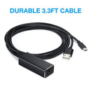 Ethernet Adapter for Amazon Fire TV Google Home Mini Chromecast Ultra 2 1 Newly