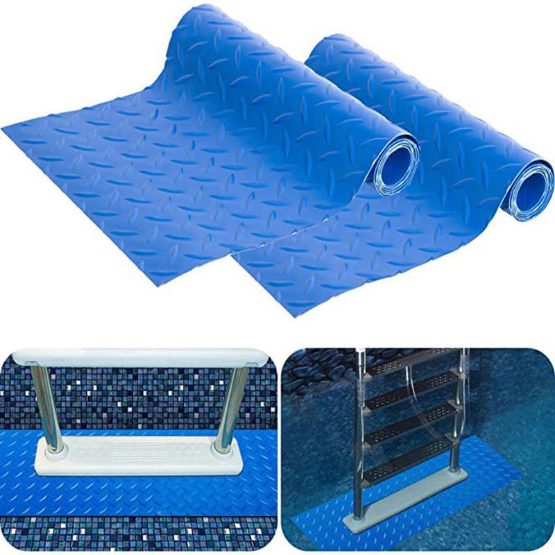 2pcSwimming Pool Ladder Mat Anti Slip Protective Safety Liner Step Pad (01)