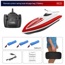LSRC-B8 2.4GHz Radio RC Racing Boat Waterproof Ship with 3 Battery (Red)