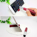Pen-shaped Phone Holder Stand with 6 Screwdriver Ballpoint Tools (Red)