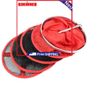 Aluminum Fishing Net Cage Collapsible Durable Rubberized Net Bag Fish Guard