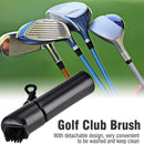 Black Plastic Golf Club Ball Cleaning Brush Washer Clip Cleaner Water C4E7