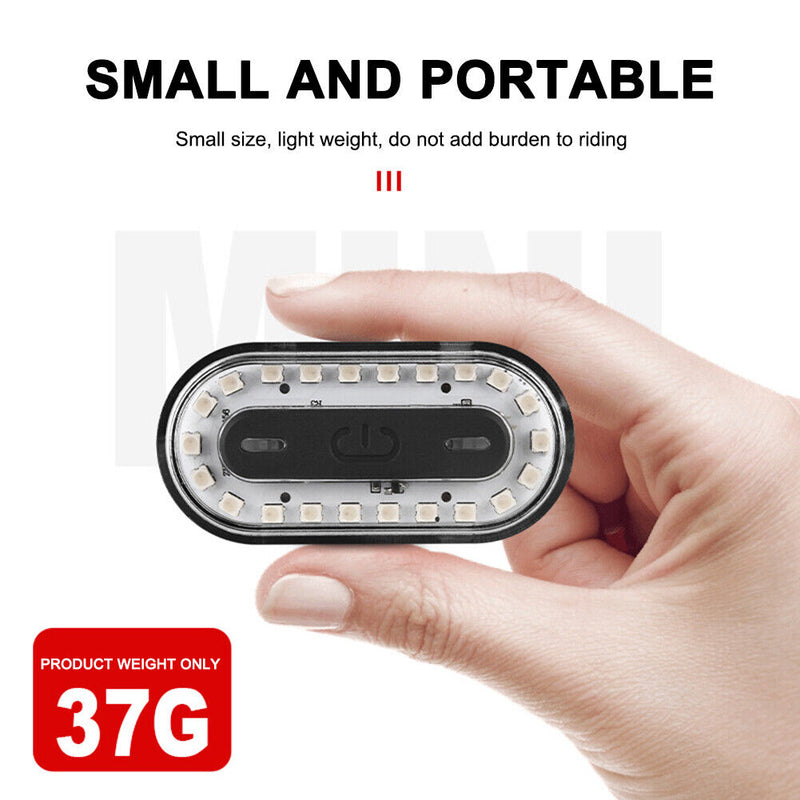 LED Bicycle Taillight Waterproof Cycling Bike Warning Rear Lights (Color) Newly