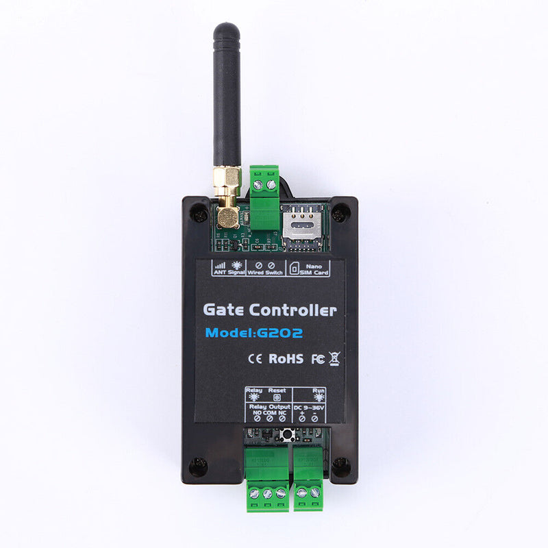 2G Wireless Door Access Remote Control GSM Gate Door Opener Relay Switch