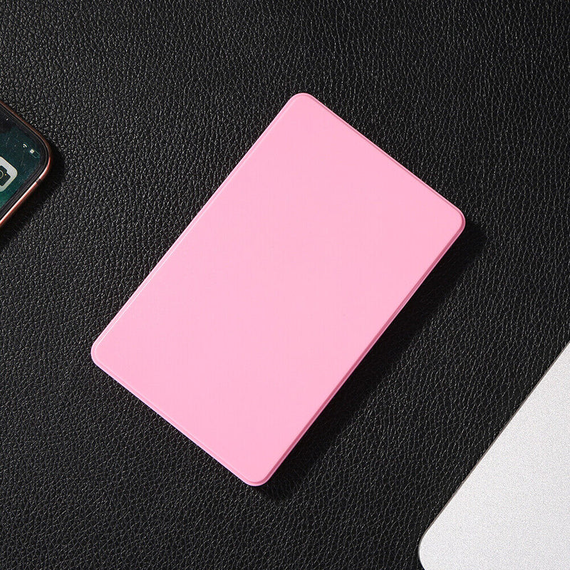 2.5 inch USB 2.0 SATA HDD Hard Disk Drive External Portable SSD Case (Pink)