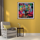 5D DIY Full Drill Diamond Painting Colorful Tree Cross Stitch Mosaic Kits D