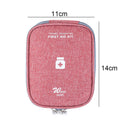 Outdoor First Aid Kit Bag Portable Medicine Storage Case (Red 14x11cm) Newly