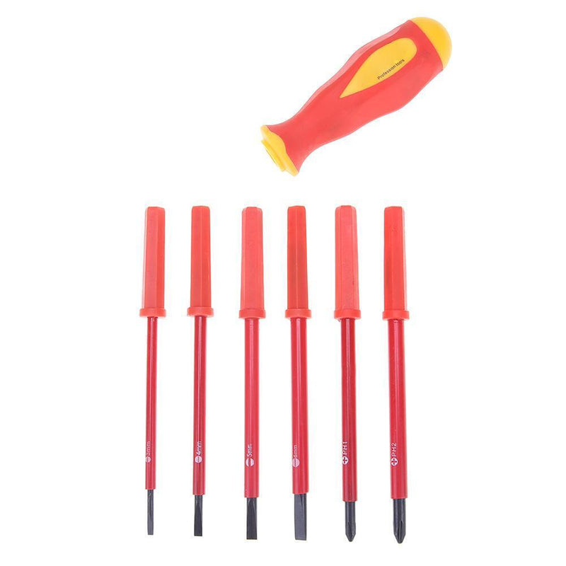 7pcs Multifunction Screwdriver Bit Set Insulated Screw Driver Repair