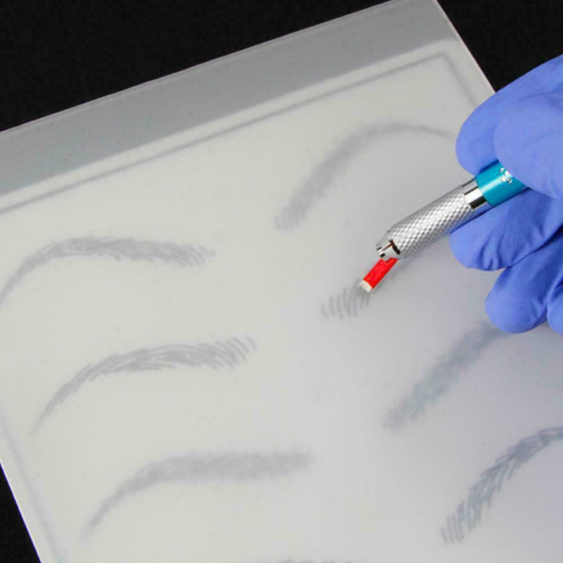 Tattoo Embroidery Translucent Silicone Practice Skin Tattoo Eyebrow D1B3