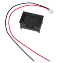 DC 2.4V-30V 2-Wire Mini 0.36in LED Digital Display Panel Voltmeter (Blue) Newly