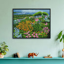 11CT Stamped Cross Stitch Kits DIY Flowers Needlework Craft Decor (M0020)