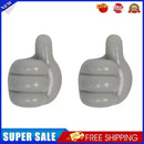 2pcs Hand Shape Cable Winder Desktop Wire Clips Toothbrush Holder (Grey)