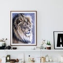 5D DIY Diamond Painting Kits Lion Full Round Diamond Picture Wall Decoration