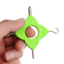 Fly Fishing Clippers Line Cutter Quick Knot Tying Tool Fast Hook Nail Knotter